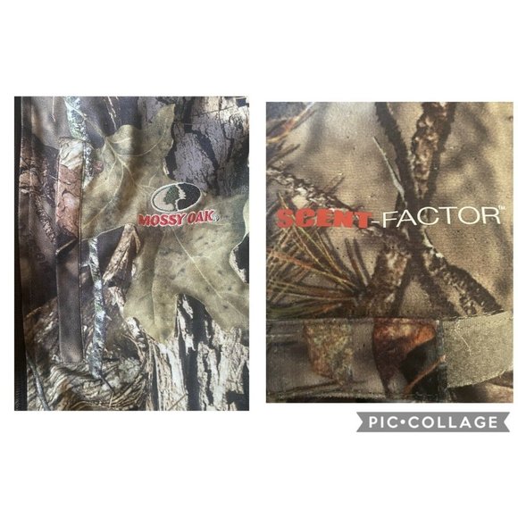 Men's Large Mossy Oak Full Zip Hooded - Picture 5 of 12